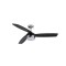 Lucci Air 801240114 Ανεμιστήρας Οροφής Bronx Chrome DC 80513072 132cm με Φως και Τηλεχειριστήριο Μαύρος